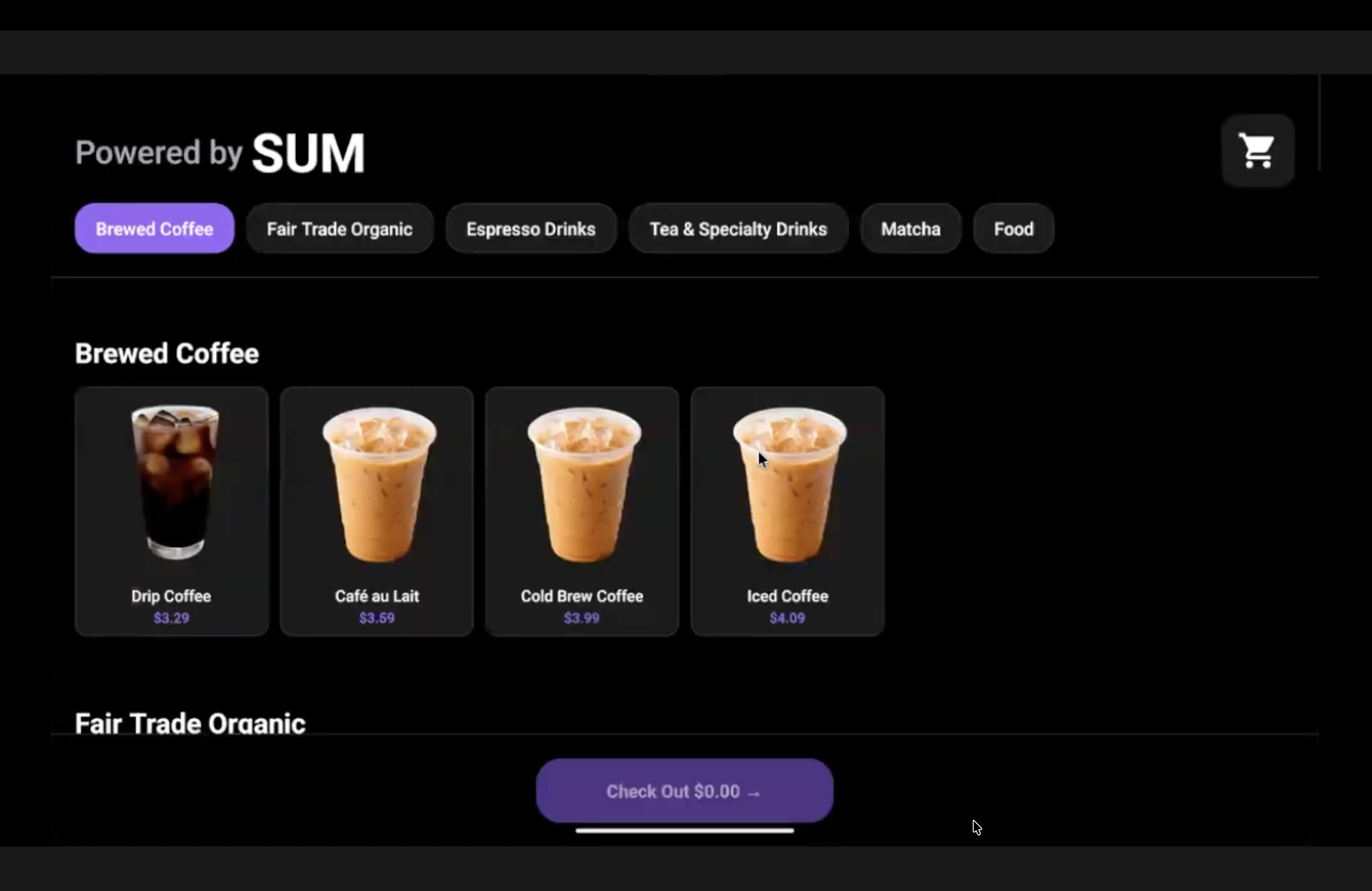 QuoSUM Kiosk screenshot
