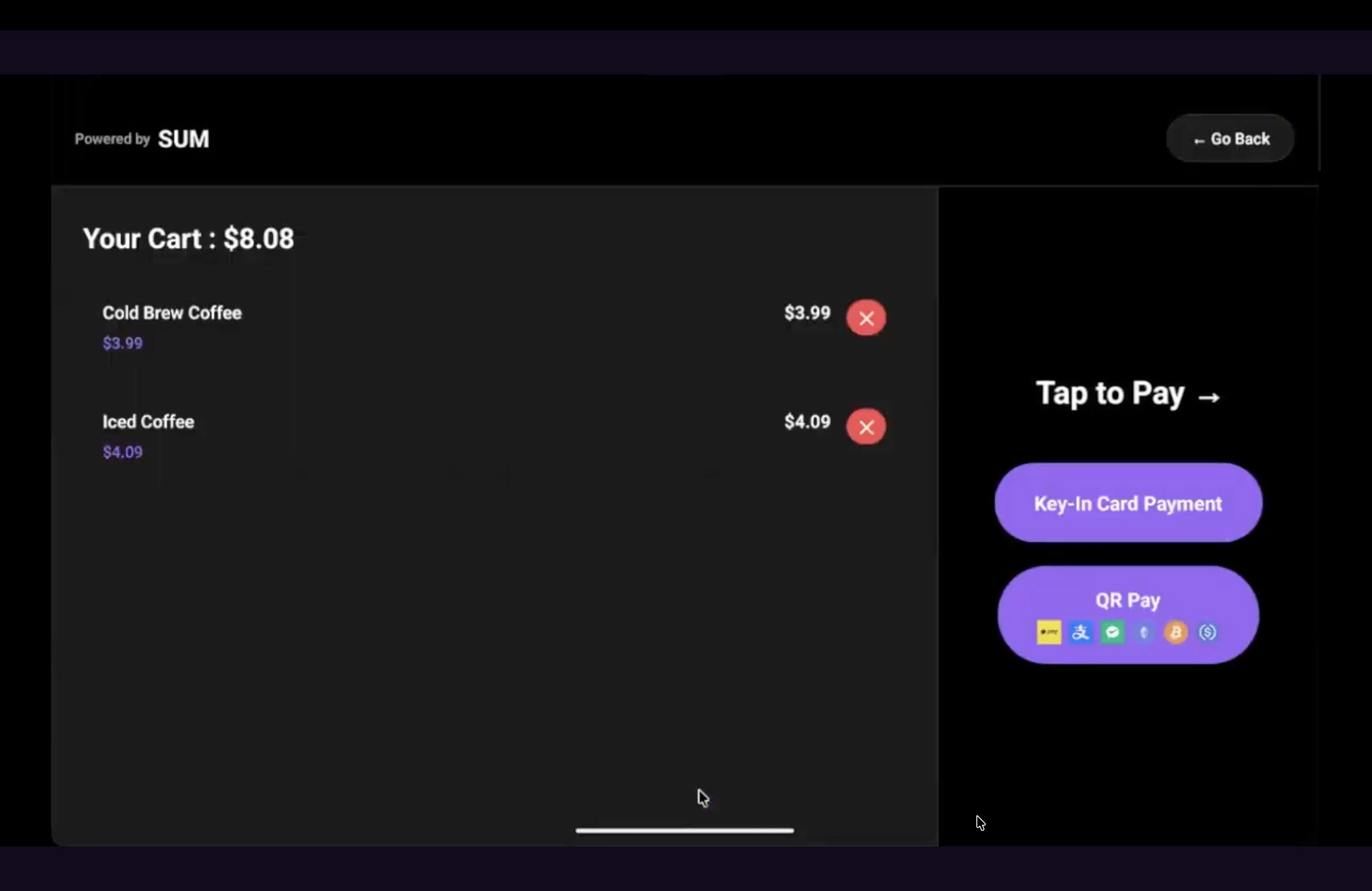 QuoSUM Kiosk screenshot
