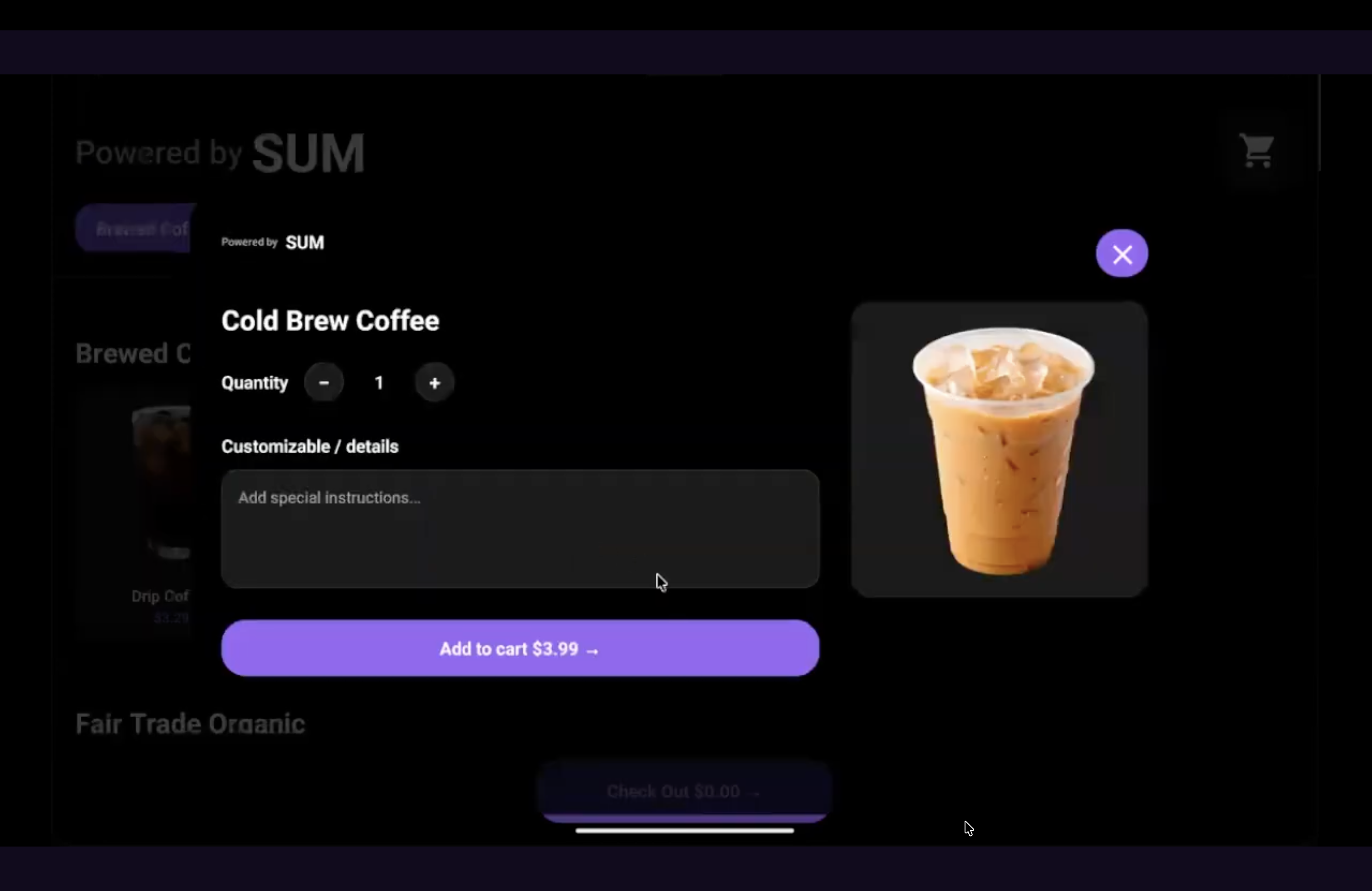 QuoSUM Kiosk screenshot